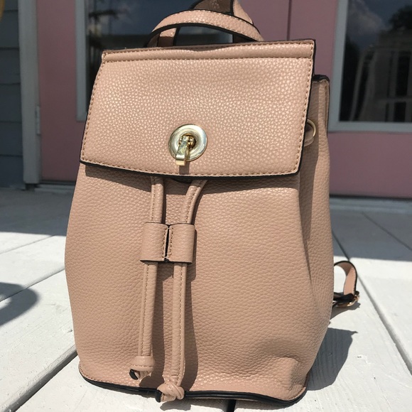 Taupe mini backpack - Picture 2 of 2